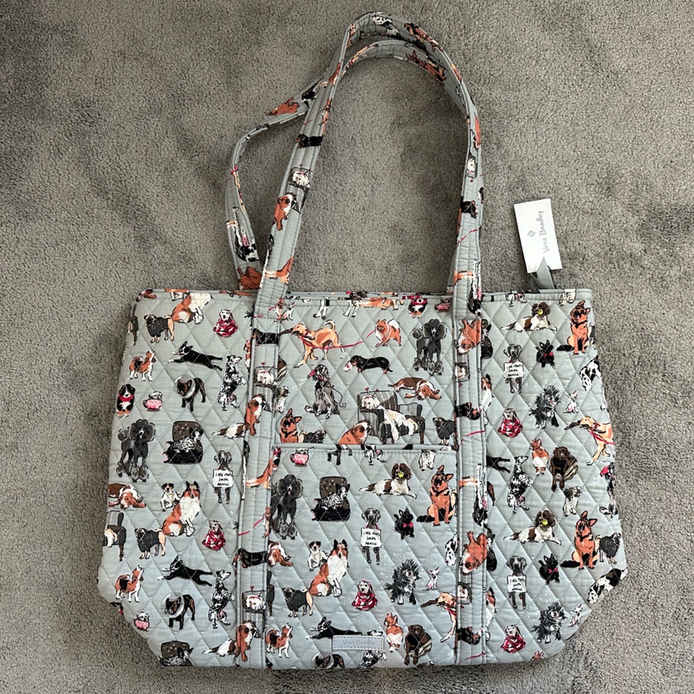 NWT Vera Bradley Dog Show Tote Bag